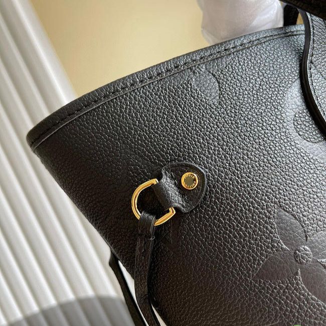 Louis Vuitton Empreinte Black Embossed Neverfull Bag (With Double Box)