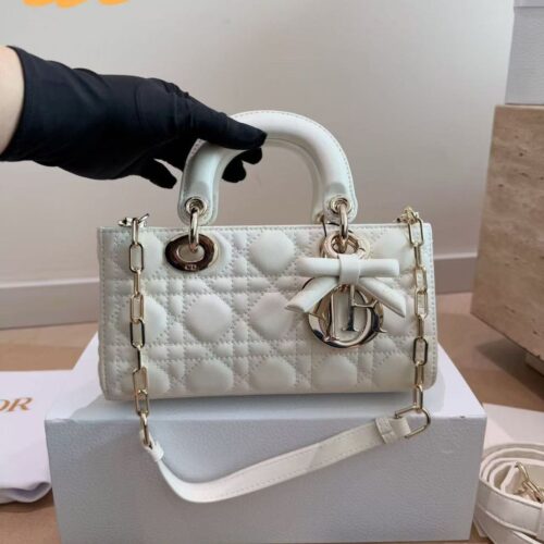 WhatsApp Image 2026-05-06 at 4.37.25 PM Dior Lady D-Joy White Premium Hand Bag (With Double Box)