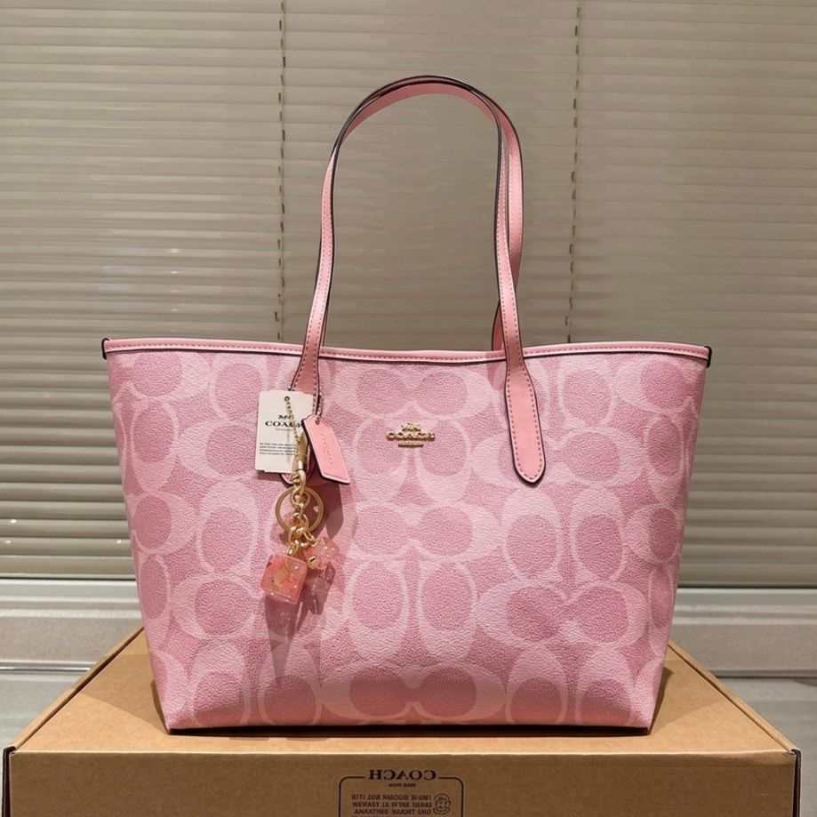 Coach Carryall Pink City Tote Bag