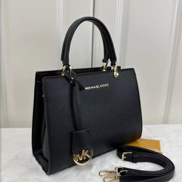 Michael Kors Marilyn Saffiano Black Handbag