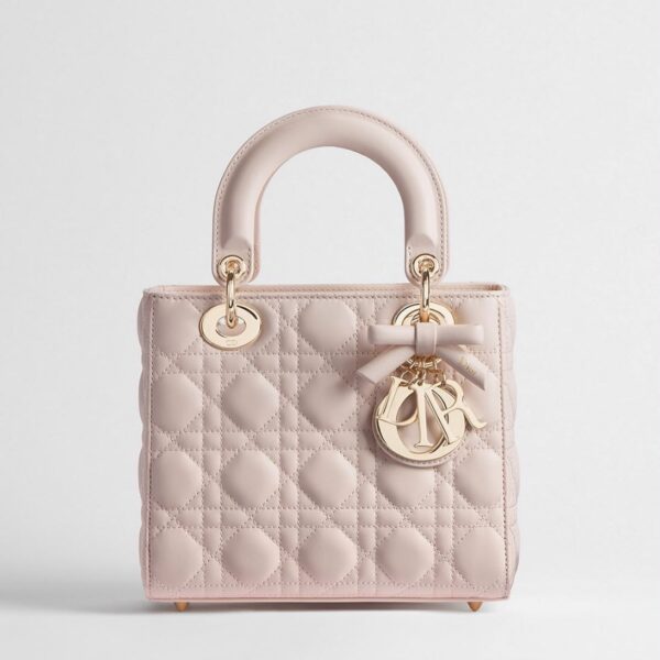Dior Small Lady Dior Pink Color Premium Handbag (With Box)
