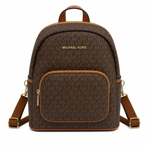 Michael Kors Signature Coffee Brown Backpack