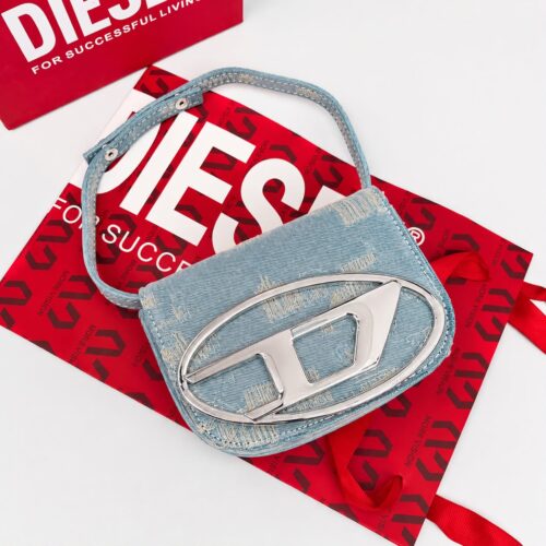 Diesel Responsible Denim Shoulder Bag (With Box)