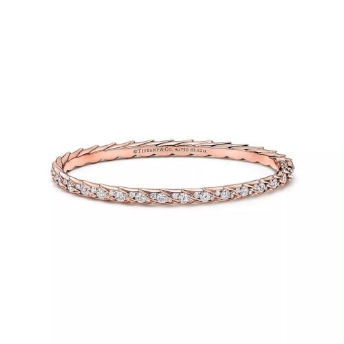 Tiffany Bird on a Rock Wings Bangle Bracelet