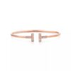 Tiffany T Wire Rose Gold Women’s Bracelet