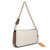 Michael Kors Jetset Medium Beige Apricot Convertible Crossbody Bag