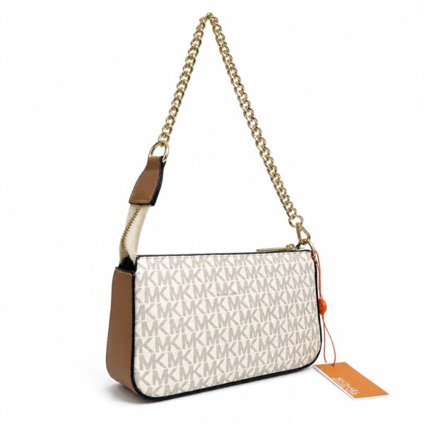 Michael Kors Jetset Medium Beige Apricot Convertible Crossbody Bag