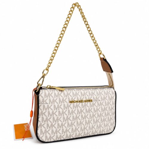 Michael Kors Jetset Medium Beige Apricot Convertible Crossbody Bag