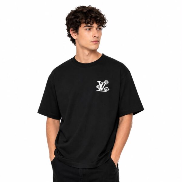 Louis Vuitton Drip Monogram Black T-Shirt