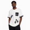 Chrome Hearts Tonal Cross Pocket White T-Shirt