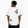Chrome Hearts Tonal Cross Pocket White T-Shirt