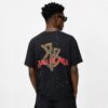Balenciaga Graffiti BB Logo Black T-Shirt