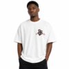 Balenciaga Graffiti BB Logo White T-Shirt