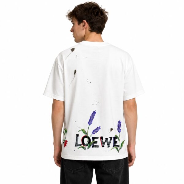 Loewe Wildflower Logo White T-Shirt