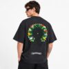 Chrome Hearts Cemetery Floral Horseshoe Black T-Shirt