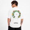 Chrome Hearts Cemetery Floral Horseshoe White T-Shirt