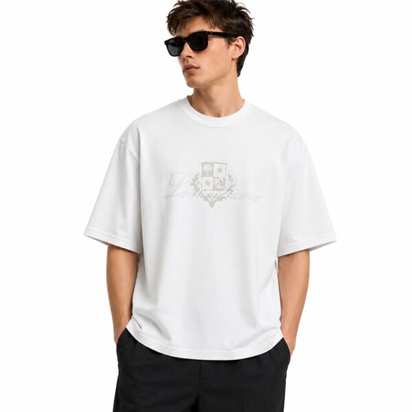 Loro Piana Heritage Crest White T-Shirt