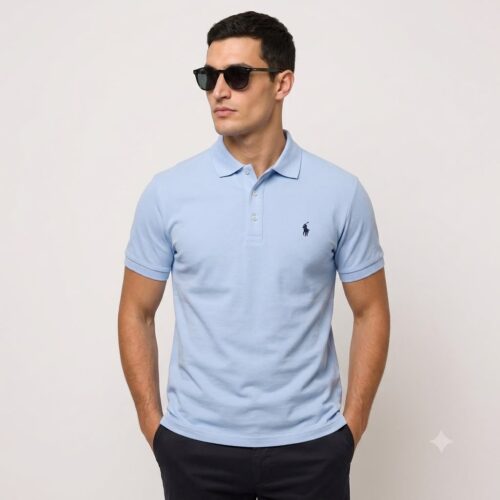 Polo Ralph Lauren Classic Pony Polo TShirt – Sky