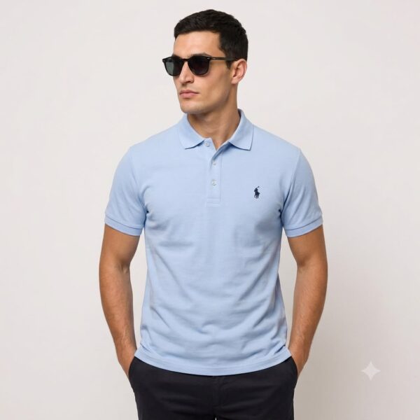 Polo Ralph Lauren Classic Pony Polo TShirt – Sky