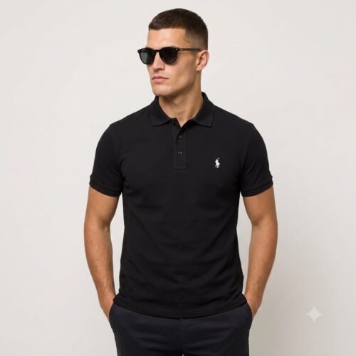 Polo Ralph Lauren Classic Pony Polo TShirt – Black