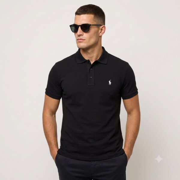 Polo Ralph Lauren Classic Pony Polo TShirt – Black