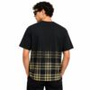 Burberry Check Hem Logo TShirt - Black