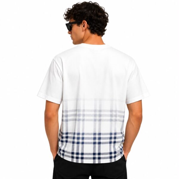 Burberry Check Hem Logo TShirt - White