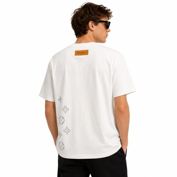 Louis Vuitton Side Monogram Print TShirt - White
