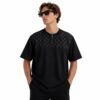 Louis Vuitton Embossed Monogram Half-Zip TShirt - Black