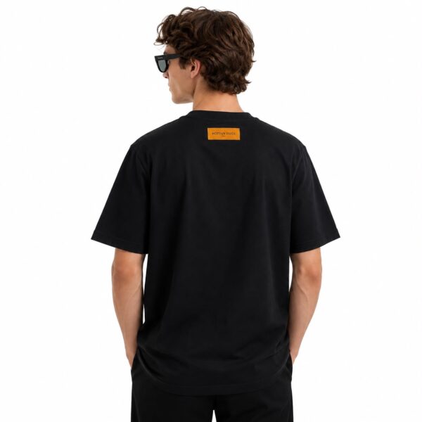 Louis Vuitton Embossed Monogram Half-Zip TShirt - Black