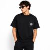 Moncler Tricolor Logo Pocket Black TShirt
