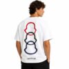 Moncler Tricolor Logo Pocket White TShirt