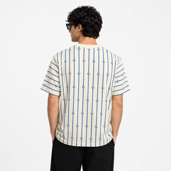 Gucci GG Pinstripe Monogram Oversized TShirt