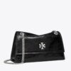 Tory Burch Kira Turnlock Premium Black Shoulder Bag (With Box)