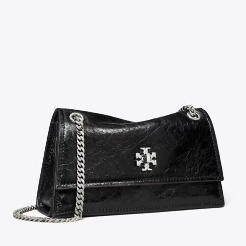 Tory Burch Kira Turnlock Premium Black Shoulder Bag (With Box)