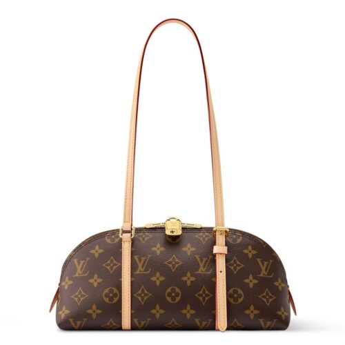 Louis Vuitton Squire East West Coffee Premium Shoulder Bag (With Double Box)