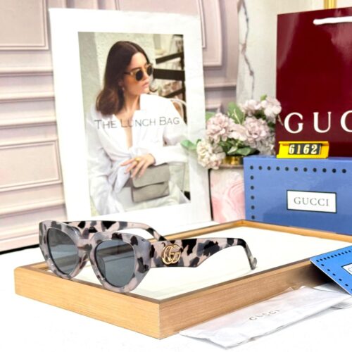 Gucci Round Leopard Women’s Sunglass