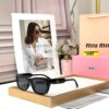 Miu Miu Black Square Shape Women’s Sunglass