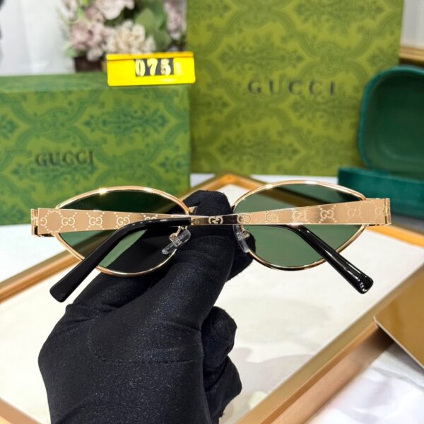 Gucci Green Shade Oval Women’s Sunglass