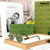 Gucci Green Shade Oval Women’s Sunglass