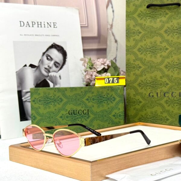 Gucci Pink Shade Oval Women’s Sunglass