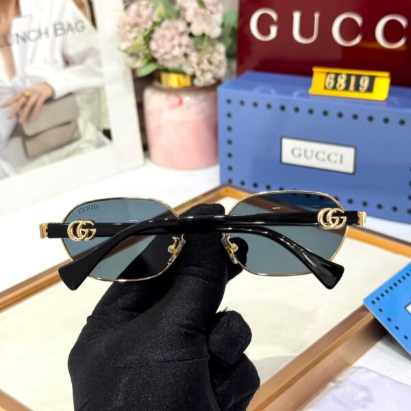 Gucci GG Blue Hexagonal Women’s Sunglass