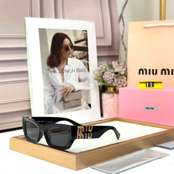 Miu Miu Black Wayfarer Women’s Sunglass
