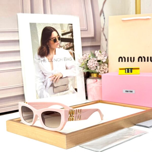 Miu Miu Nude Pink Wayfarer Women’s Sunglass