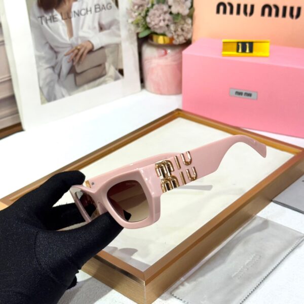 Miu Miu Nude Pink Wayfarer Women’s Sunglass