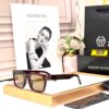 Philipp Plain Dark Red Frame Men’s Wayfarer Sunglass