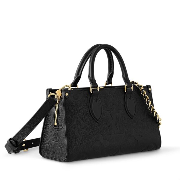 Louis Vuitton On The Go East West Black Handbag (With Double Box)