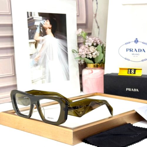 Prada Olive Green Acetate Women’s Optical Frame
