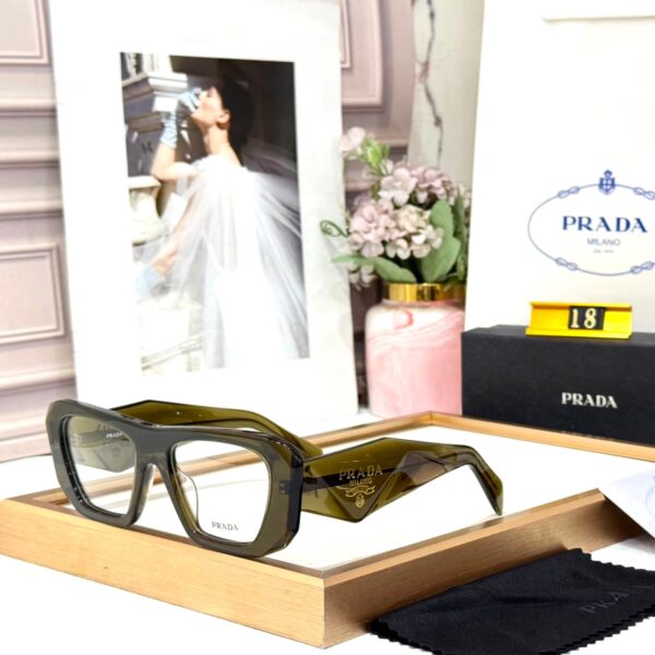 Prada Olive Green Acetate Women’s Optical Frame