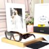 Prada Full Leopard Acetate Women’s Optical Frame